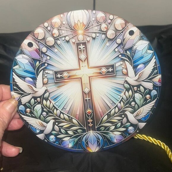 Mix lot glass vase pillar candle holder 2 suncatchers - Picture 7 of 16